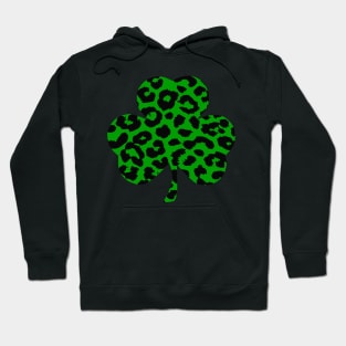 Leopard St.Patrick's Day Shamrock Hoodie